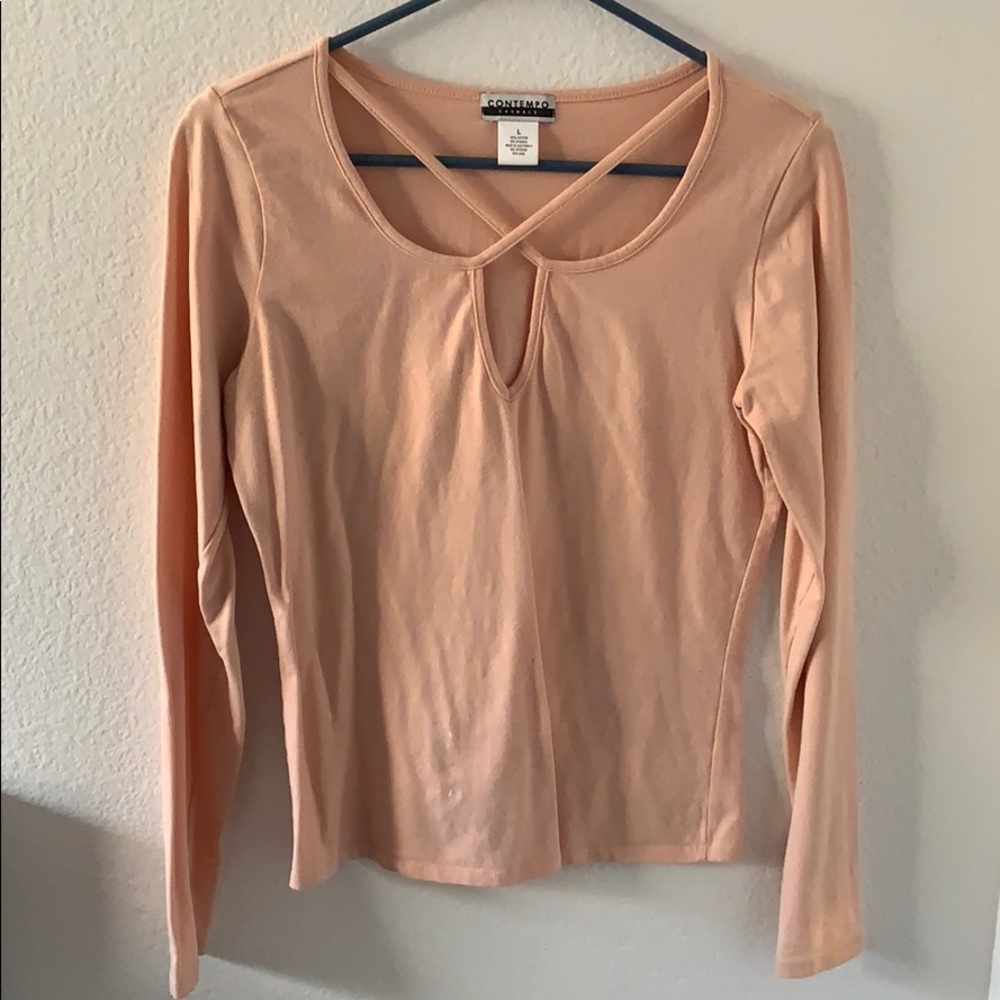 Peach long sleeve